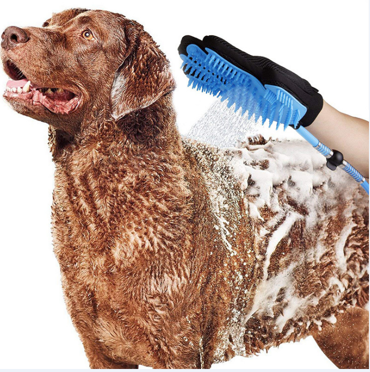 Ducha de Mano para Mascotas — Herramienta de Baño y Masaje para Perros y Gatos