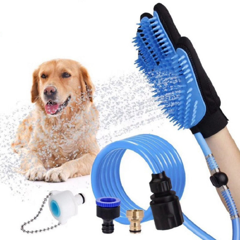 Ducha de Mano para Mascotas — Herramienta de Baño y Masaje para Perros y Gatos