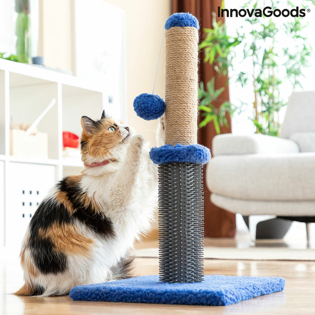 Poste Rascador y Masajeador para Gatos con Pelota — Miausage InnovaGoods