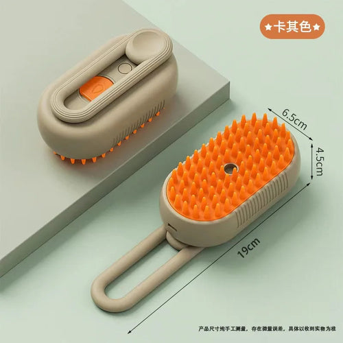 Cepillo de Vapor para Mascotas — Removedor de Pelo para Perros y Gatos