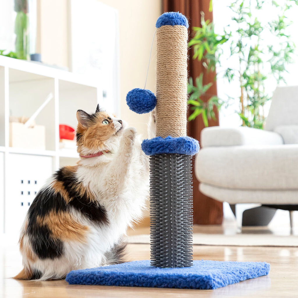 Poste Rascador y Masajeador para Gatos con Pelota — Miausage InnovaGoods