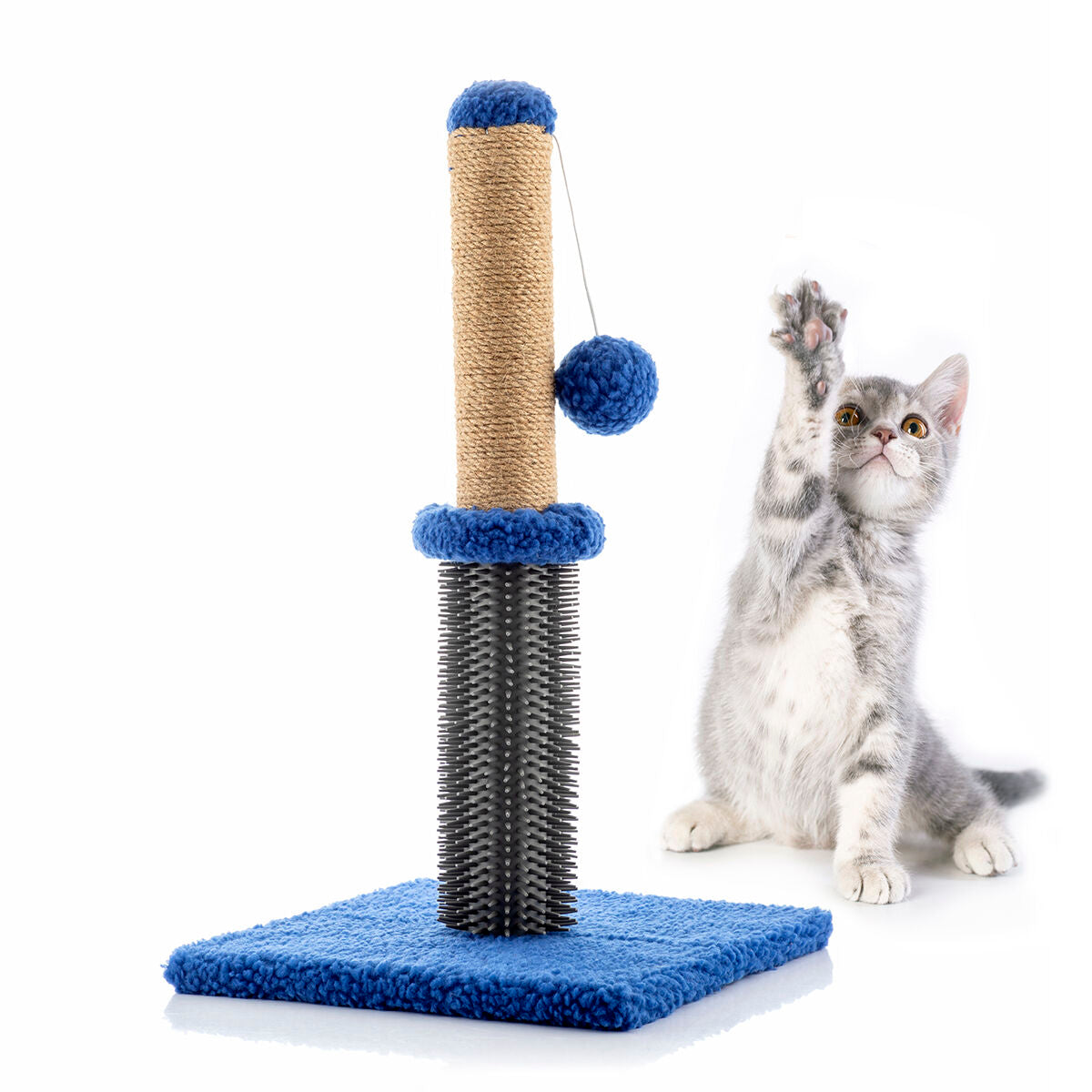 Poste Rascador y Masajeador para Gatos con Pelota — Miausage InnovaGoods
