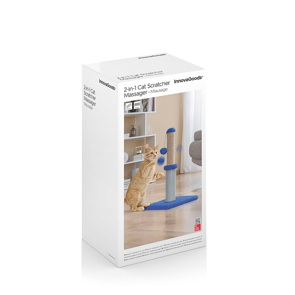 Poste Rascador y Masajeador para Gatos con Pelota — Miausage InnovaGoods