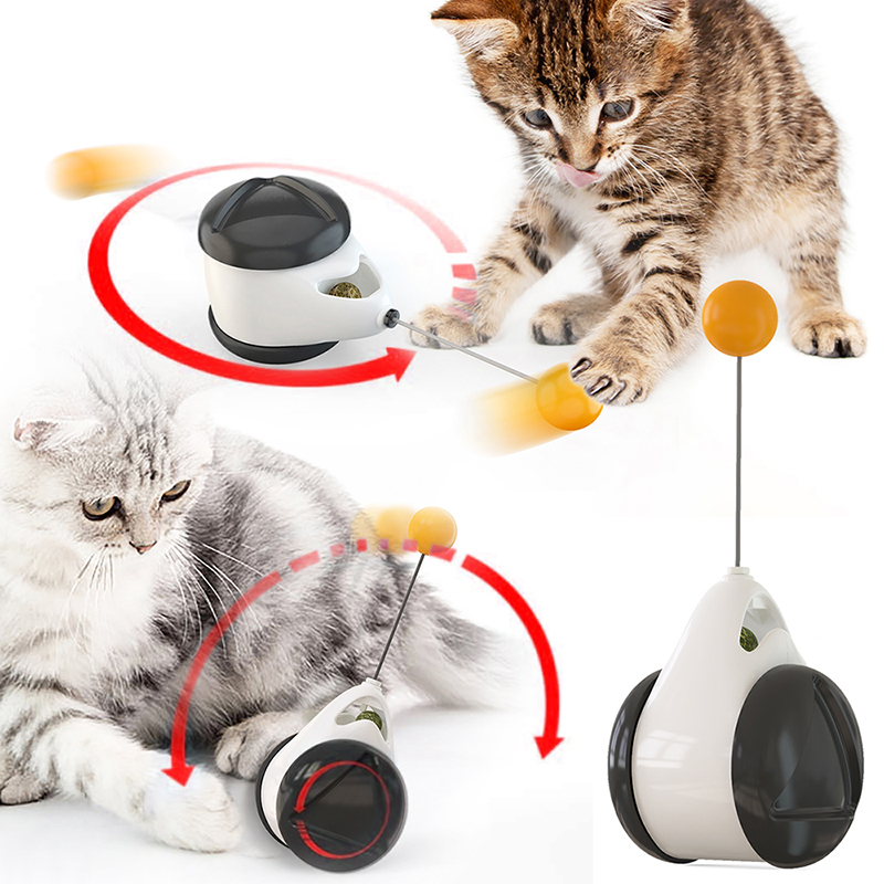 Juguete Tentetieso Giratorio con Pelota para Gatos