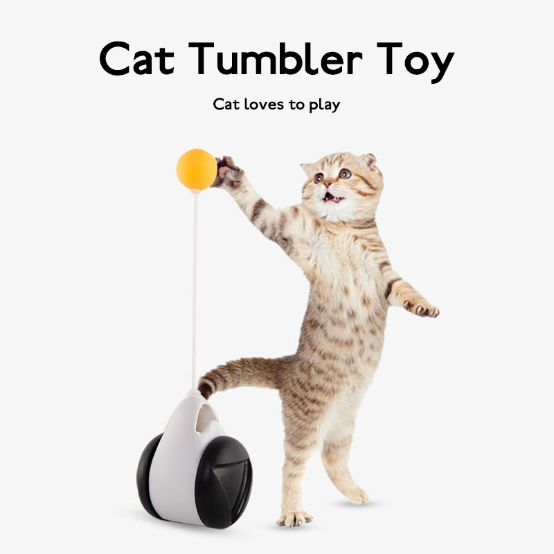 Juguete Tentetieso Giratorio con Pelota para Gatos